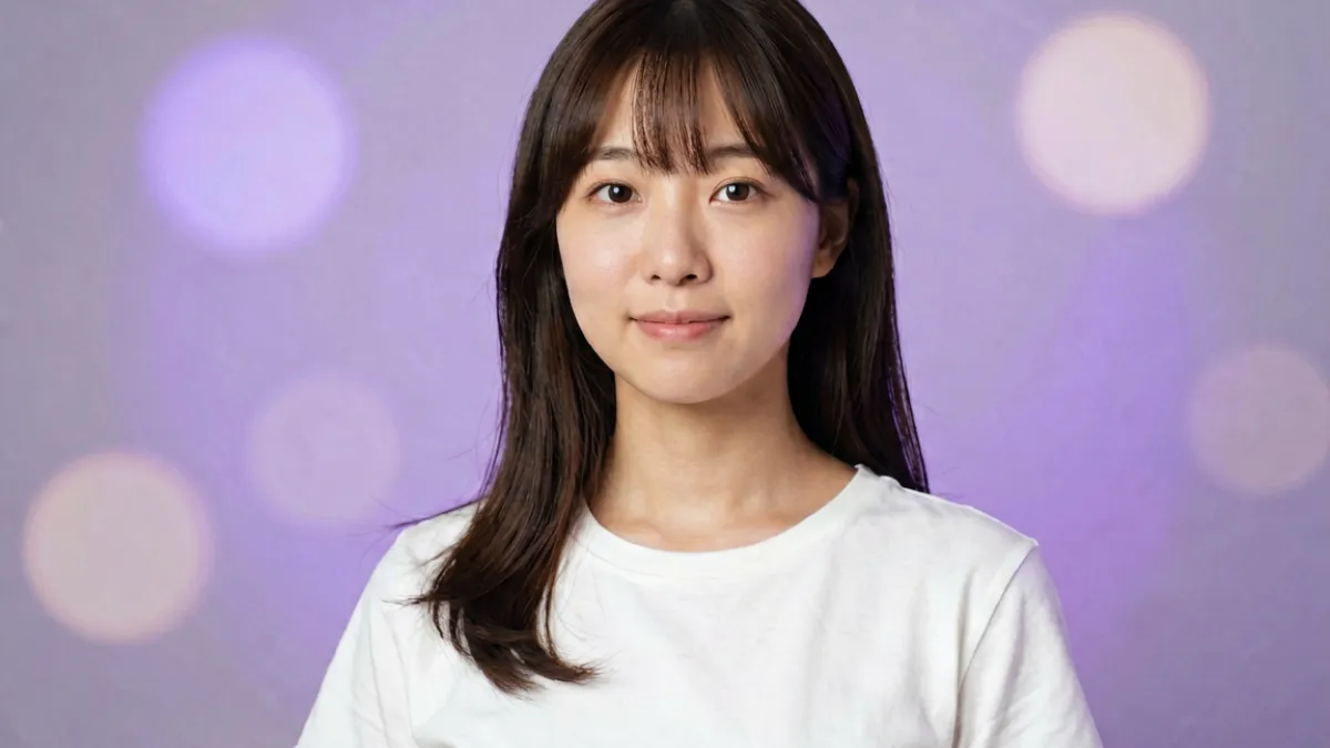 桃乃木香奈门户首页封面图，紫色调背景下展现其标志性形象与个人魅力