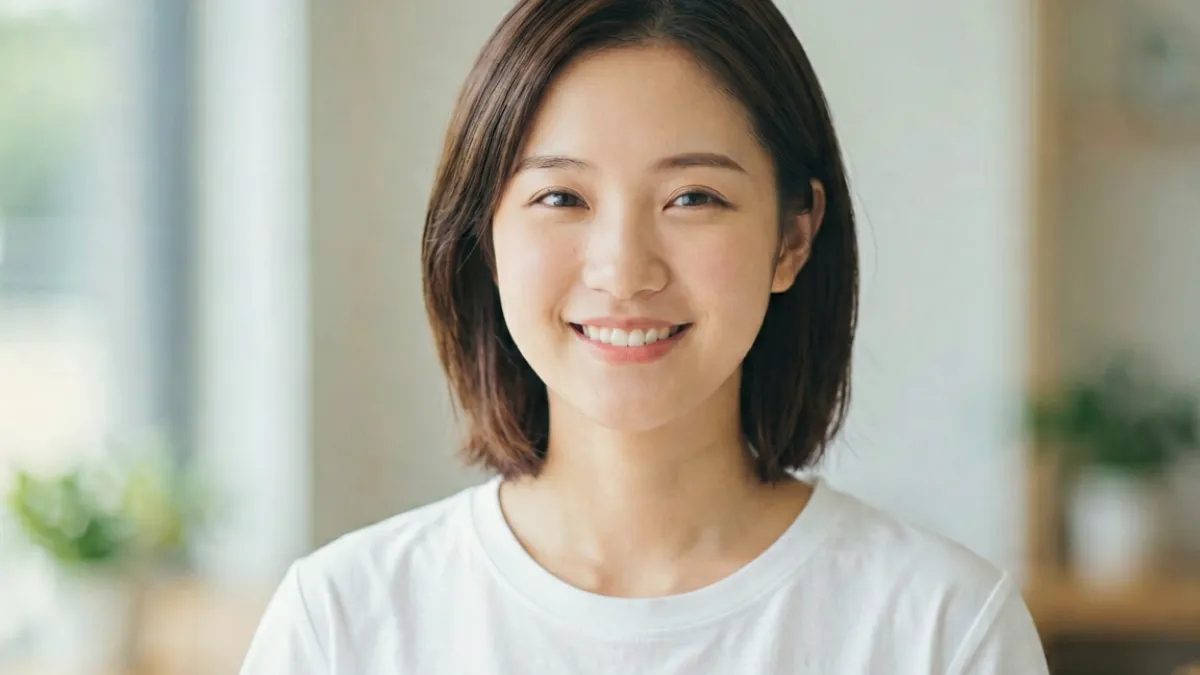 桃乃木香奈个人形象照，展示其标志性的清纯笑容与白皙肤色