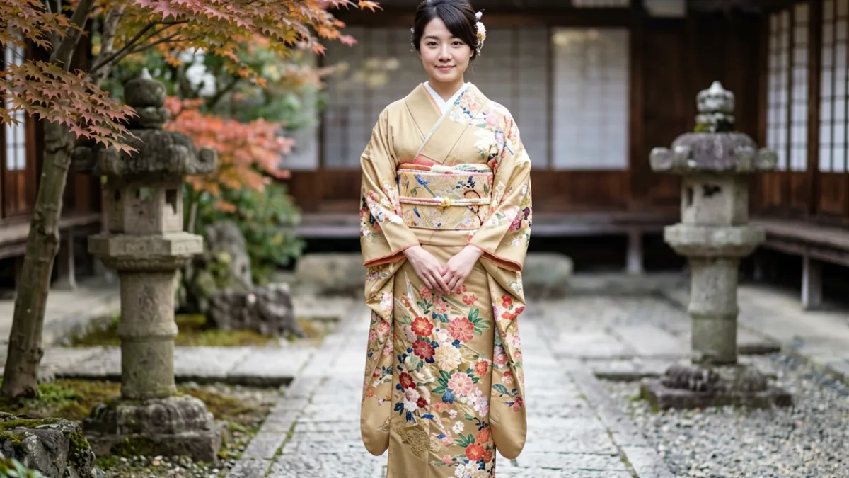 桃乃木香奈出演的和风主题作品封面，角色身着和服，场景为传统日式庭院